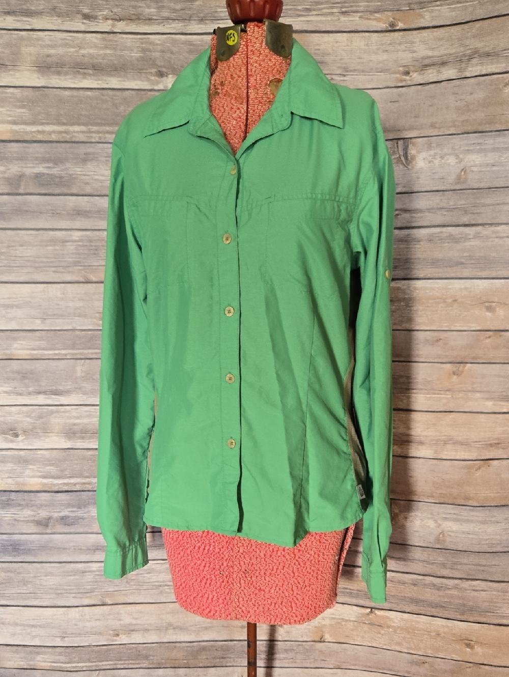 The North Face Green Button-Down Shirt